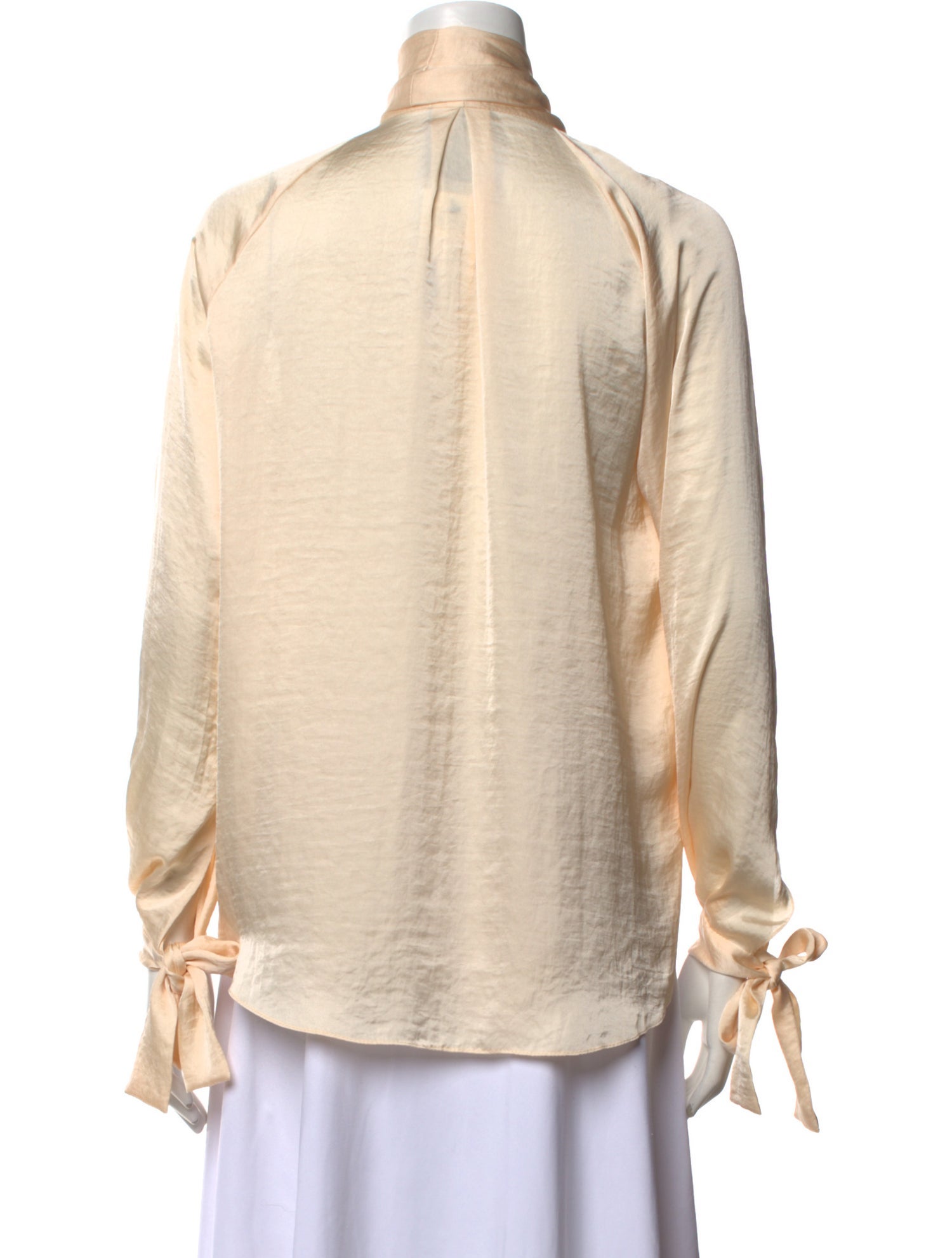 Juan Carlos Obando Mock Neck Long Sleeve Blouse